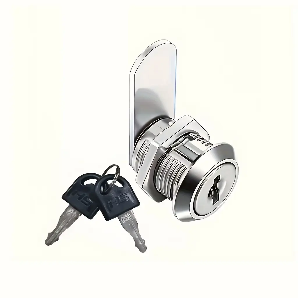 Durable Metal Keyed Padlock, Zinc Alloy Lock, Sturdy Lock, 5/8'' Security Lock for Drawers & Mailboxes, Easy-To-Use Design, Ideal for Secure Storage Solutions