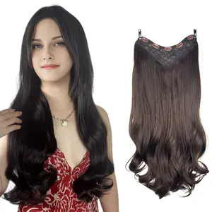Suze Wig Premium Quality Long Curly Clip-In Wig for Women - Synthetic Hair Extensions