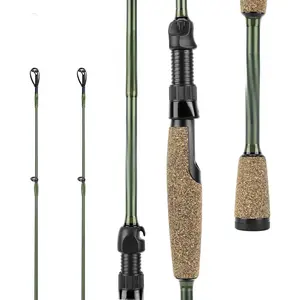 .com : KastKing Spartacus II Twin Tip Fishing Rods, Spin - 6'8" - M Power - Fast : Sports & Outdoors