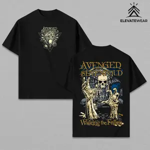 Vintage Avenged Sevenfold Clothes T Shirt Mens Black Classic Rock Metal Tee Merch, metal band shirt, rock tour t-shirt, alternative band merch, trending t-shirt, 90s graphic tee, vintage graphic tee, grunge aesthetic shirt, classic rock merch