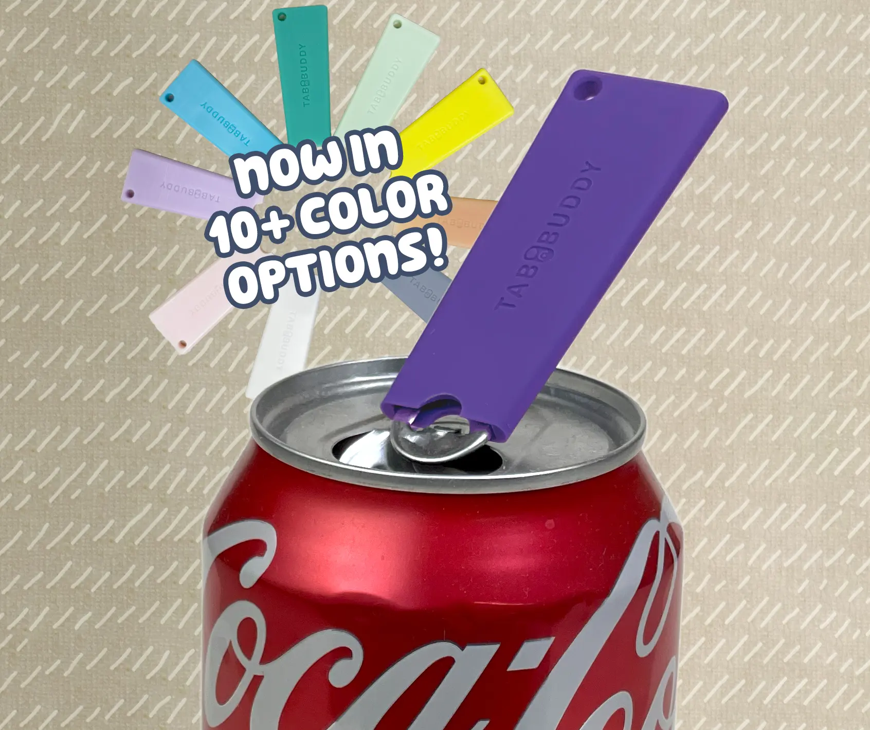 Tab Buddy Classic! Adaptive soda can tab opener help for sore hands, long nails, kids Kitchen Utensils Colorful