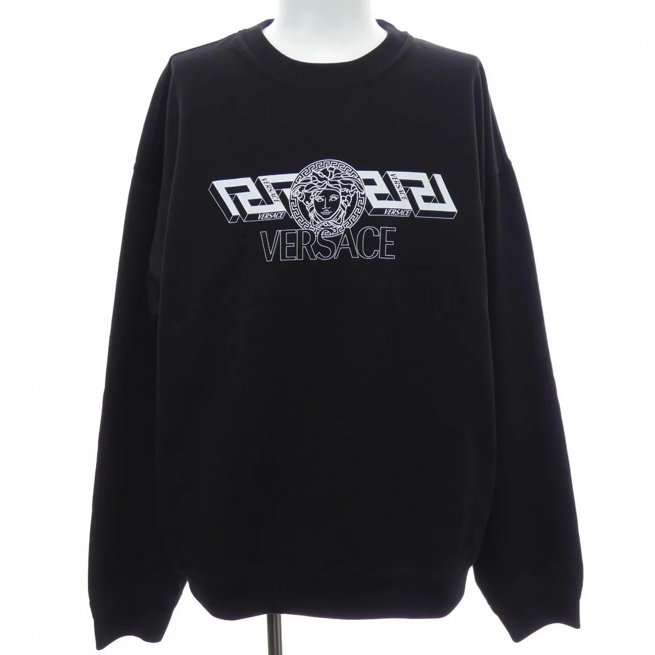 Pre-owned VERSACE Cotton Small Leather Goods Sweatshirt