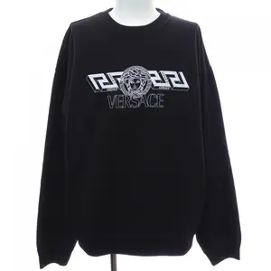 Pre-owned VERSACE Cotton Small Leather Goods Sweatshirt