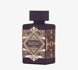 Badee Al Oud Amethyst Eau de Parfum Spray - 3.4 fl oz/100 ml, Men's Fragrance