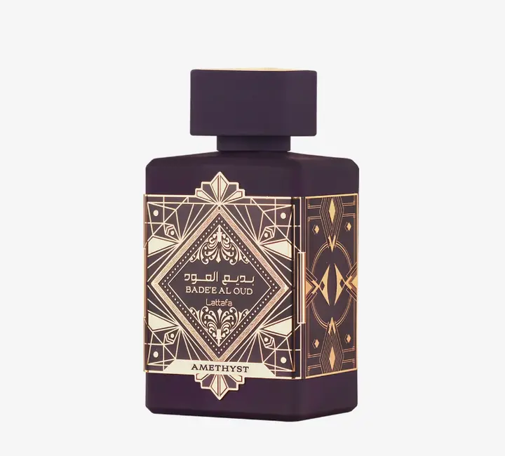Badee Al Oud Amethyst Eau de Parfum Spray - 3.4 fl oz/100 ml, Men's Fragrance