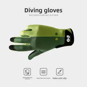 All-finger diving gloves men's outdoor fishing swimming equipment non-slip and wear-resistant water rescue gloves