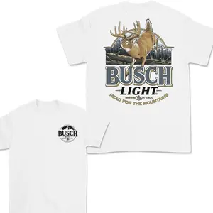 Limited Busch Light Deer Label 2 Side Shirt, For Women, For Men, Made in USA.LKD