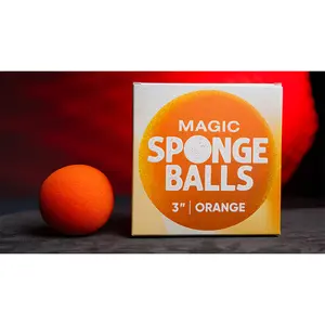 Magic Sponge Balls 4PK ORANGE 3" by Murphy's Magic