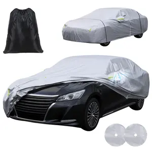 All Weather Waterproof Car Cover for Camry LE Corolla LE Benz E-Class 2010-2025, UV & Snow Protection with Ventilation Holes & Antenna Kit