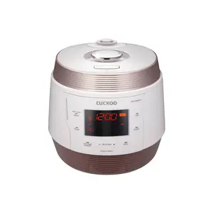CUCKOO 5qt Premium Multi Pressure Cooker and Warmer Rose Gold/White: 10 Settings, Automatic Keep Warm, Dishwasher-Safe Parts