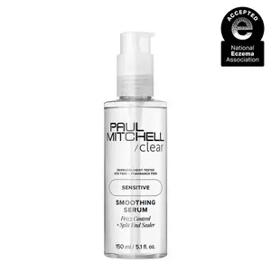 Paul Mitchell Clear Smoothing Serum, Blowout Primer, Fragrance Free, For Sensitive Scalp, Skin