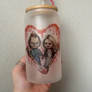 Bride of chucky 16 oz tumbler