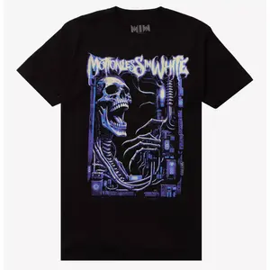 Motionless In White Cyber Skeleton T-Shirt Breathable Hoodie