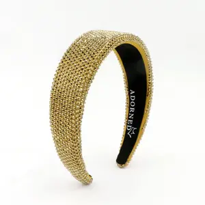 Golden Hour Rhinestone Headpiece