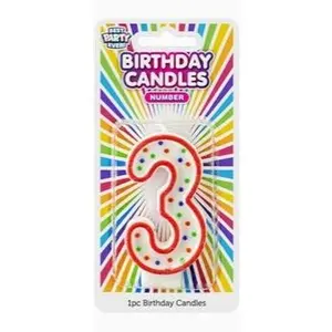 Birthday Number Candles by JFL Enterprises