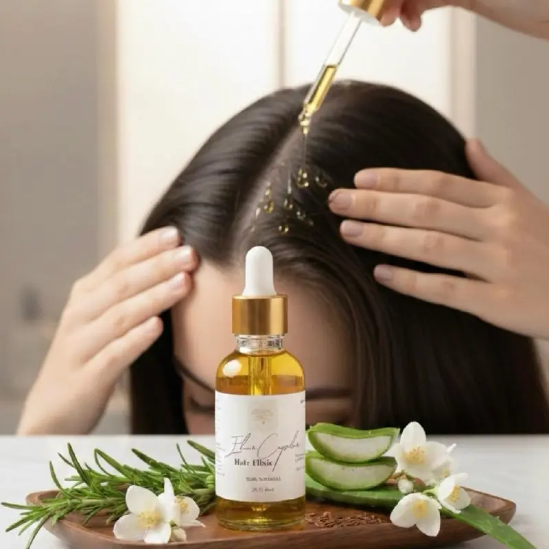 Elixir Capilar/ Hair Elixir Belleza hasta el sol - 2oz , Hair Oil Treatment for Hair Growth & Anti-Dandruff & Hydration