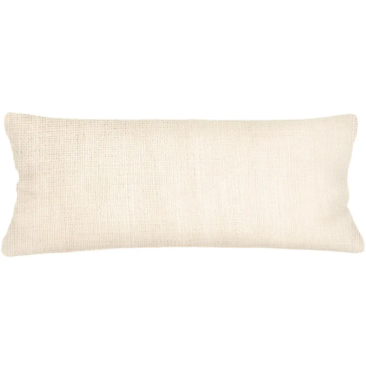 Anaya Home So Soft Linen Ivory Lumbar Pillow 14x40 With Down Insert
