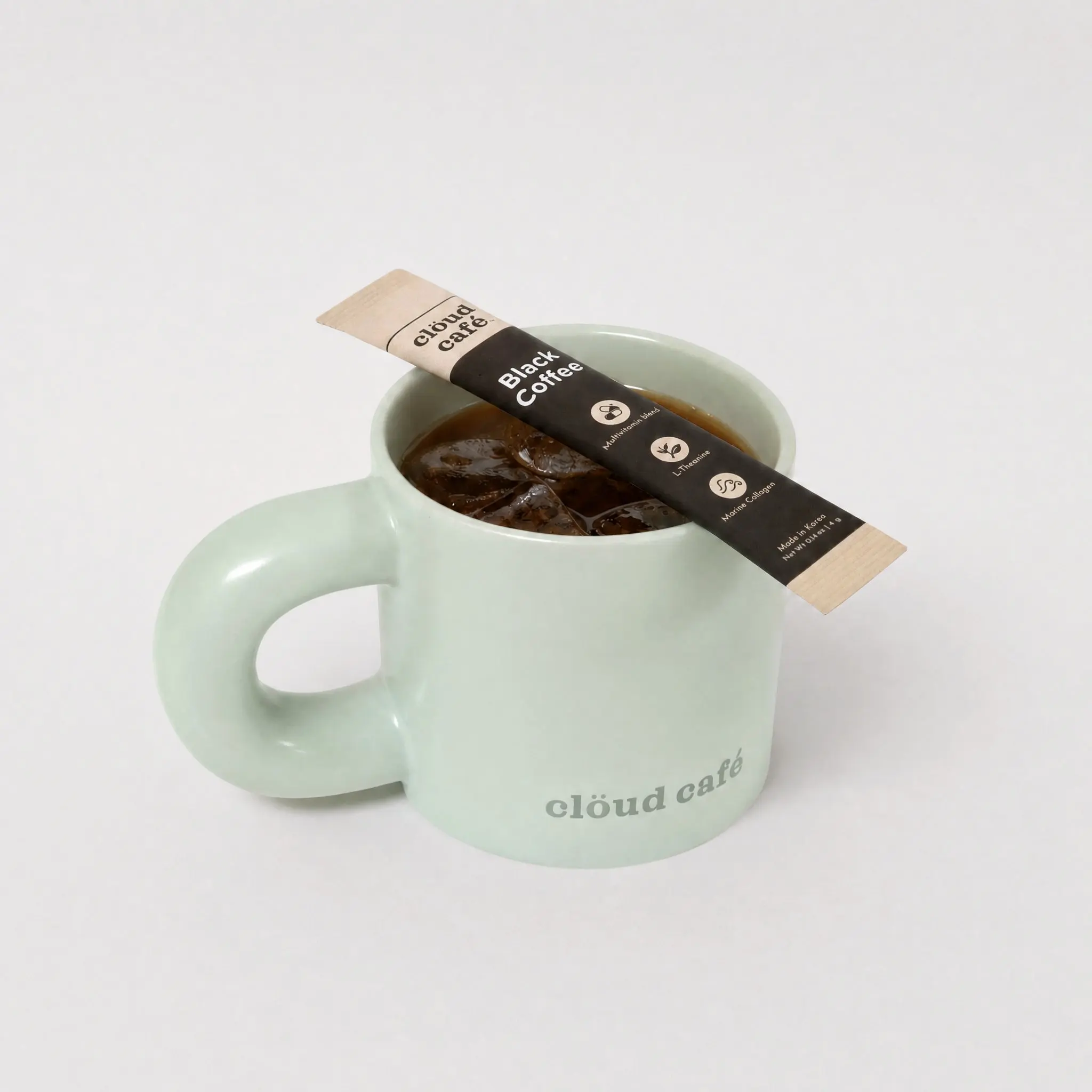 Ceramic Chunk Mug - Sweet Pea