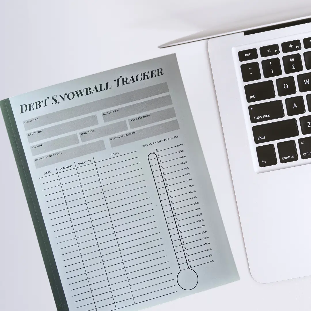 Financial Freedom Bundle - Paycheck to Prosperity Budget Notebook & Debt Snowball Tracker effective moneymanagement