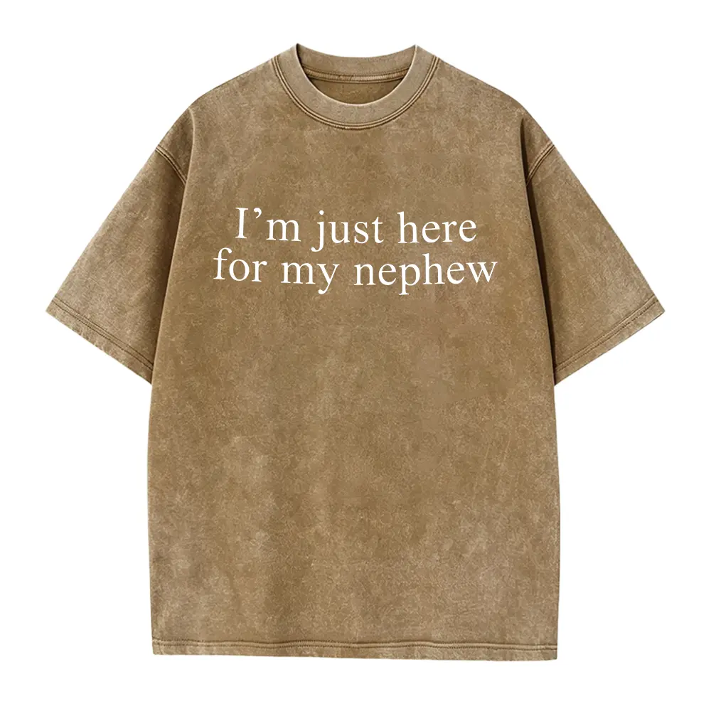 I’m Just Here for My Nephew Funny Shirt, Family Support Auntie Tee, Soccer Game T-Shirt, Gift for Aunt, Sports Mom Tee