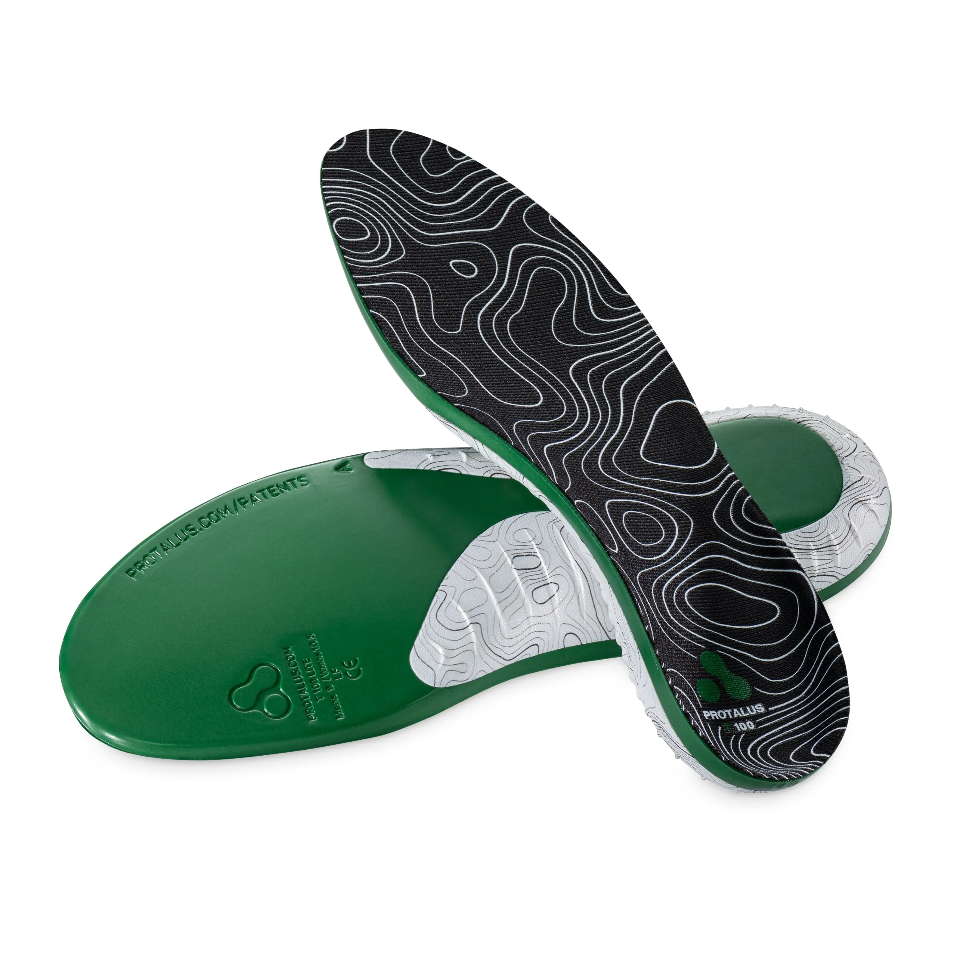 Protalus T-100   (Thinner Fit) Insoles — Corrective Support for Flat Feet & Overpronation