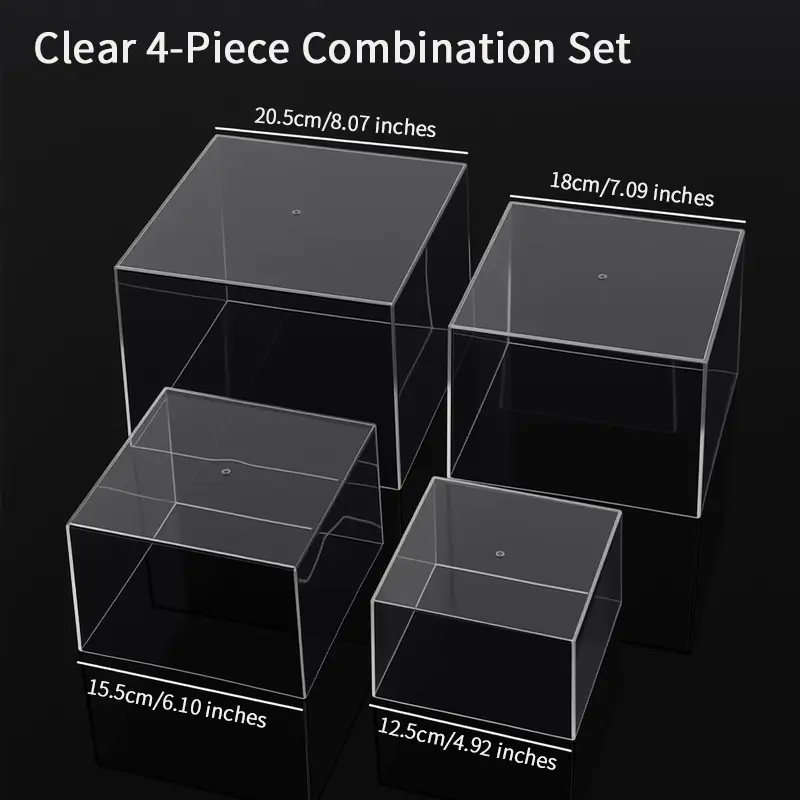 Transparent 4-Piece Set