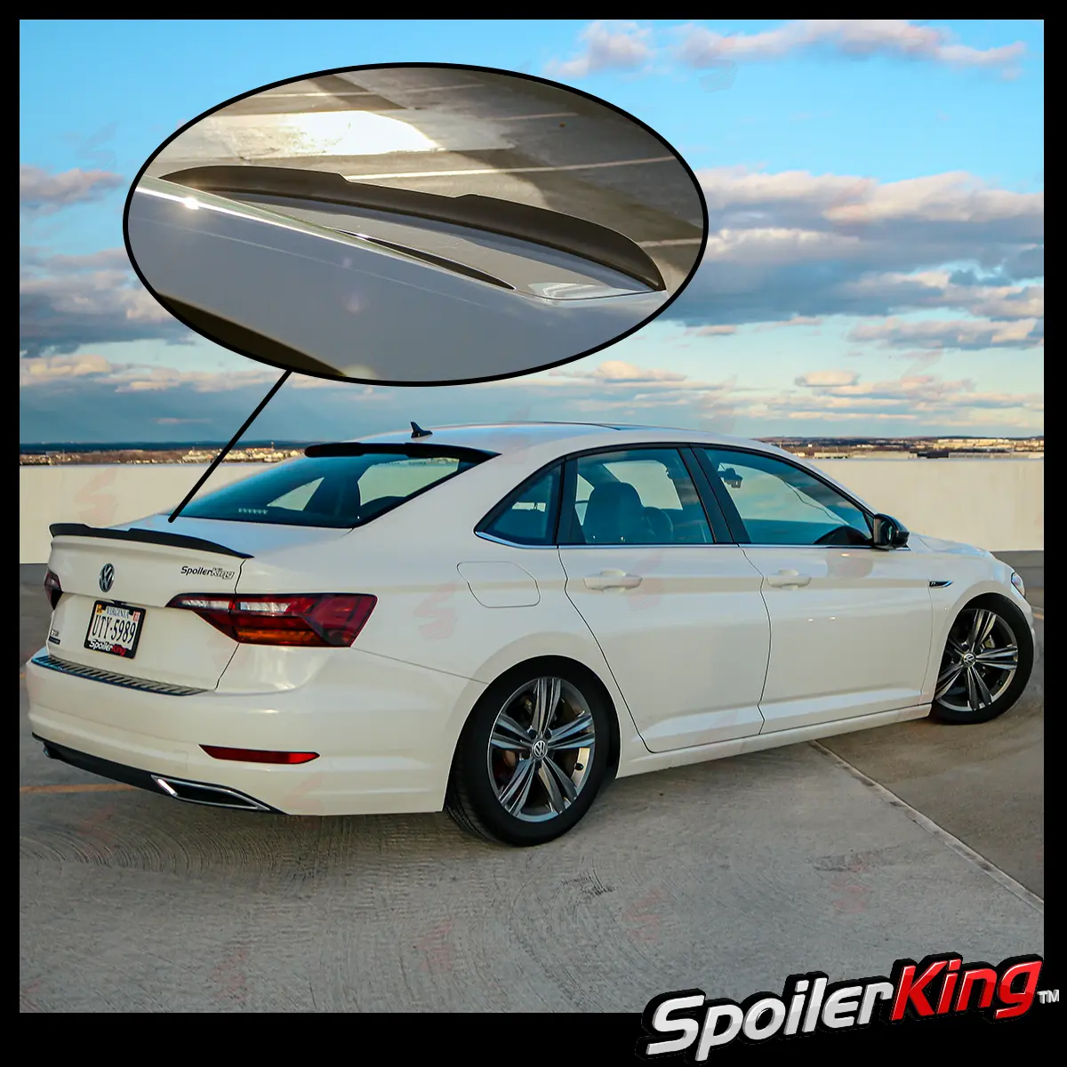 Volkswagen Jetta VII 2019-present Duckbill Trunk Spoiler w/ Center Cut (284QC)