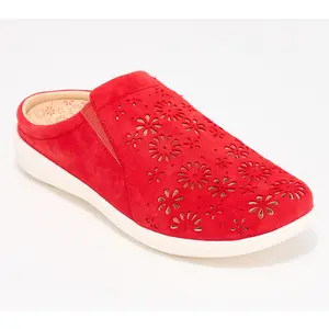 Revitalign Orthotic Memory Foam Suede Mules - Hawley