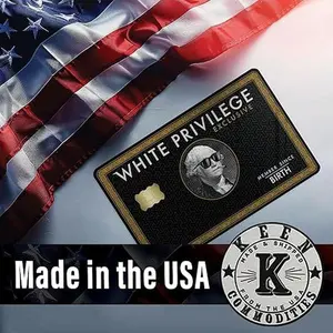 KEEPCOMMODITIES White Privilege Credit Card Skin Sticker Cover Decal Wrap 3-Pack Made in the USA Exclusive Design