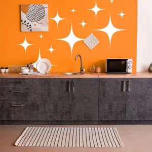 Star Pattern Wall Decals - Retro Wall Decal - Set of 32 Stars - Assorted Sizes - Home Decor, Retro Starburst Wall Decal, Star Pattern Decal