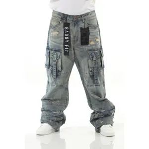 Stylo Blue Buckled Baggy VTR 3 BKL (Blue)