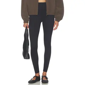 NikeSKIMS Matte Corset Leggings in Obsidian