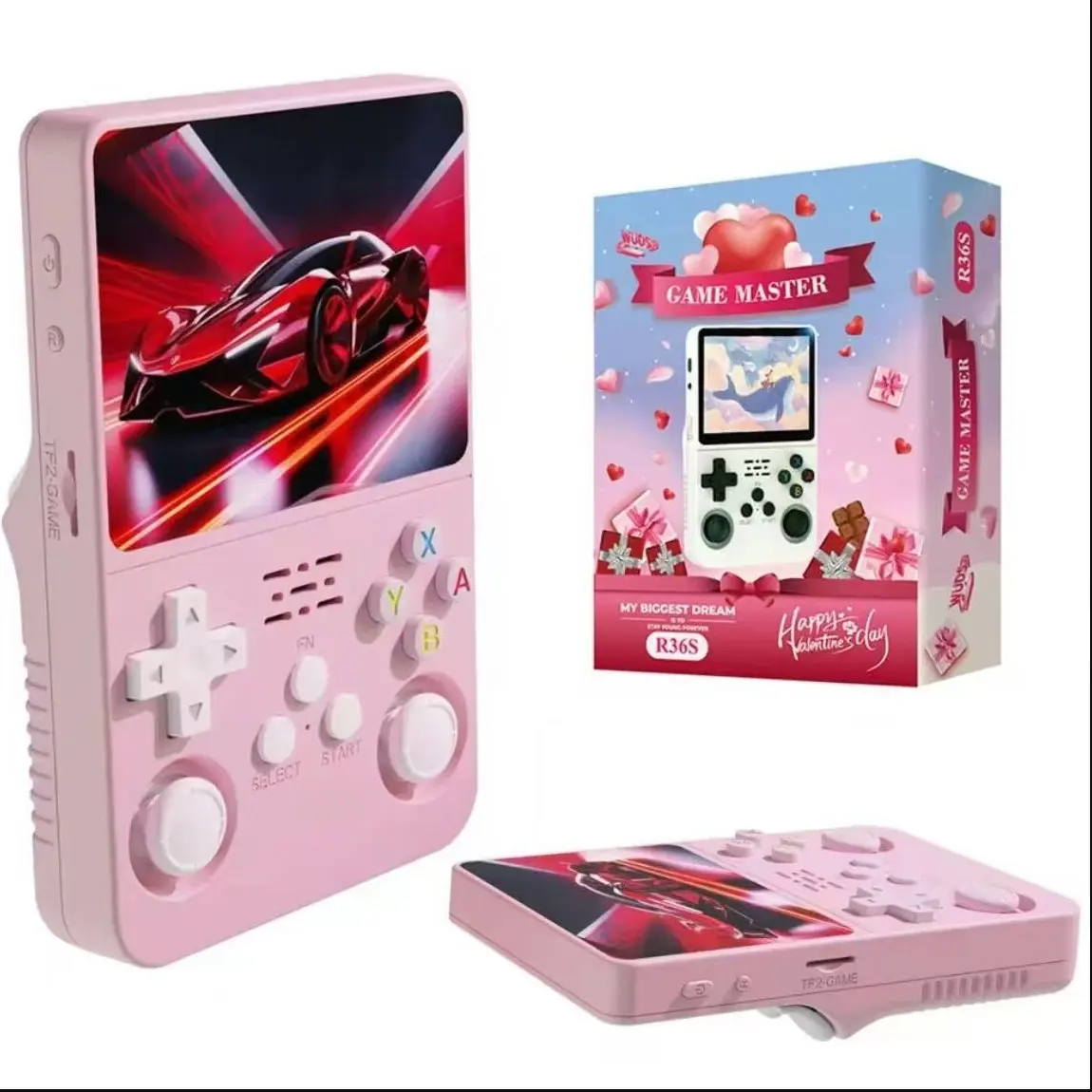 Digithub R36XX Retro Handheld Game Console - 3.5-inch IPS Screen, Linux System, 64GB TF Card, 16,000+ Classic Games, USB-Enabled Portable Device, Ideal for Christmas, Holiday Gifts