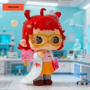 Heyone R3NA Anti-Spotight Series Blind Box Art Toy Action Cute Figure Desktop Ornament Collectible Toys Birthday Gifts Random Surprise Set Figurines Figurine Dolls Toyset Whimsical Figurines Girls Gift