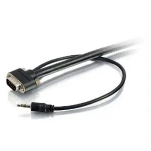 C2g 15ft Select Vga Plus 3.5mm A-v Cable M-m Audio-video Monitor Cable Constructed Usi -