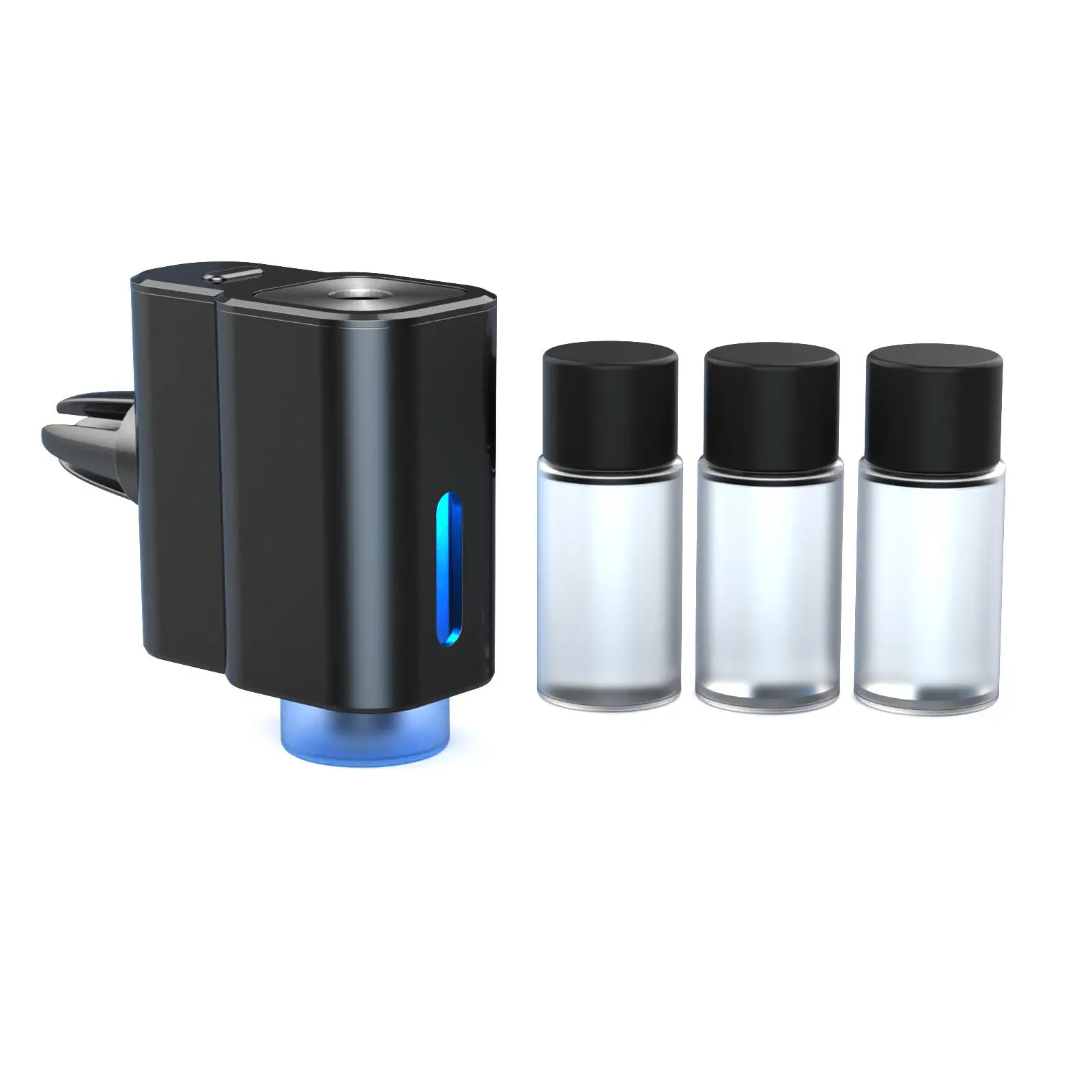 Car Essential Oil Diffuser, USB Rechargeable Car Aromatherapy Machine, Car Air Freshener Diffuser with 3 Adjustable Modes, Car Fragrance Machine