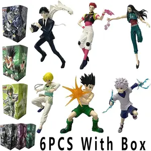 Hunter x Hunter 15-23cm Chrollo Lucilfer Anime Figure Hisoka Action Figure Killua Zoldyck Kurapika Figurine Collectible Model T