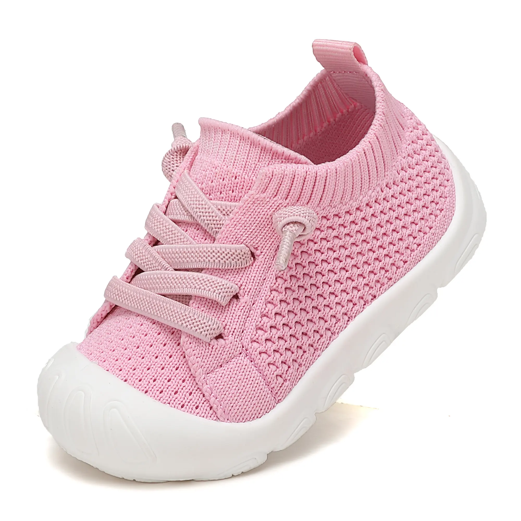 NEW Baby Toddler Girls Boys Shoes Toddler Walking Sneakers Kids Barefoot Slip on Tennis Infant Shoes Lightweight Breathable for First Babies Newborn Walking Shoes Prewalker Toddler Shoes