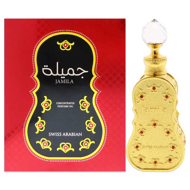 Jamila by Swiss Arabian for Women - 0.5 oz Parfum Oil Long-Lasting Concentrated Oil Perfume pl  smells  arab  perfume