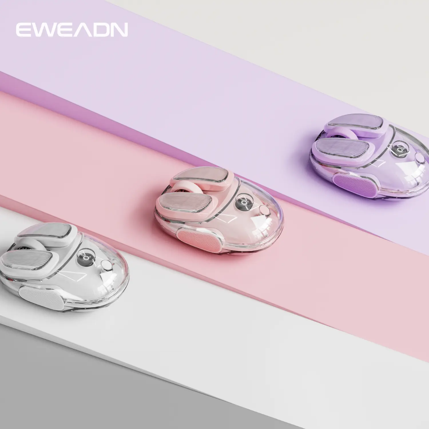 EWEADN Q9 Wireless Bluetooth Mouse Rechargeable Laptop Mouse with LED Use Portable for Work and Travel. (BT5.2 and USB 2.4G) Dual Mode Connection Silent Computer Mouse for Laptop/iPad Tablet/Apple MacBook/PC