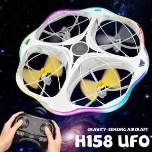 Remote Control Airplane Drone for Beginners, 360° Flips, Altitude Hold, Multiple Gears Speed Switching ,Colorful LED Lights for Night Flying, Great Gift