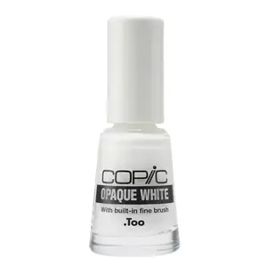 COPIC Opaque Pigment Brush 6ml White COPIC Opaque Pigment Brush 6ml White