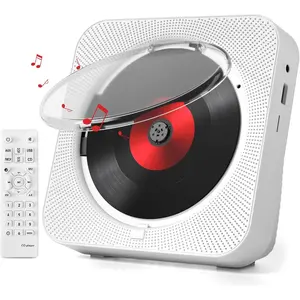CD Player Portable with  5.1 & HiFi Speakers, CD Players for  with Remote Control & LCD Display, CD  Player Supports CD/USB/TF Card/FM Radio/AUX/Headphone Jack