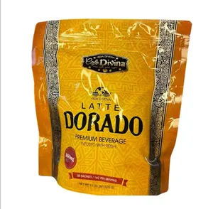 Café Divina Latte Dorado with Turmeric and Reishi - 20 Sachets - Coffee Drink Beverage Natural Traditional