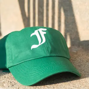 "Fearless" Old English - Green - Baseball Cap