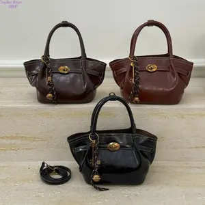 2026 New Luxury Pleated Dumpling Bag with Buckle Decor, Premium Elegant Commute Handheld Purse, Stylish Fashion Casual Crossbody Shoulder Bag, High-end Texture Daily Bag Ideal for Work Commute, Shopping & Daily Outfits Matchin