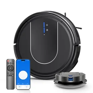 AUKACI E2 3000Pa Robot Vacuum & Mop Combo, 120Min Long Battery, Alexa/APP Control, Ultra-Slim for Under Bed Cleaning, Ideal for Pet Hair & Hard Floors outdoorfun clean