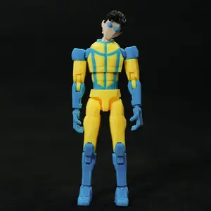 3D Printed Invincible Sportswear MARK Toys Action Figures Anime Model Lucky Dummy 13 Superheroes Multi-Jointed Ornaments Gifts