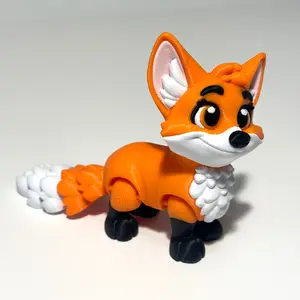 Flexi Red Fox - 3D Printed Articulating Figure
