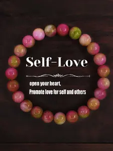 Rose Quartz Energy Bracelet, Self-love Crystal Bracelet, Open Your Heart Chakra, Attract Love & Compassion, Empathy, Emotional Balance, Confidence & Healing Jewelry